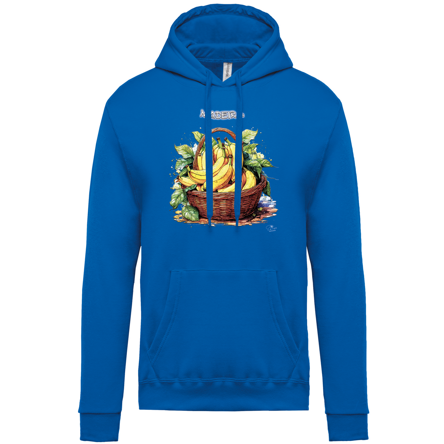Sweatshirt Kariban com Capuz Cesto Bananas