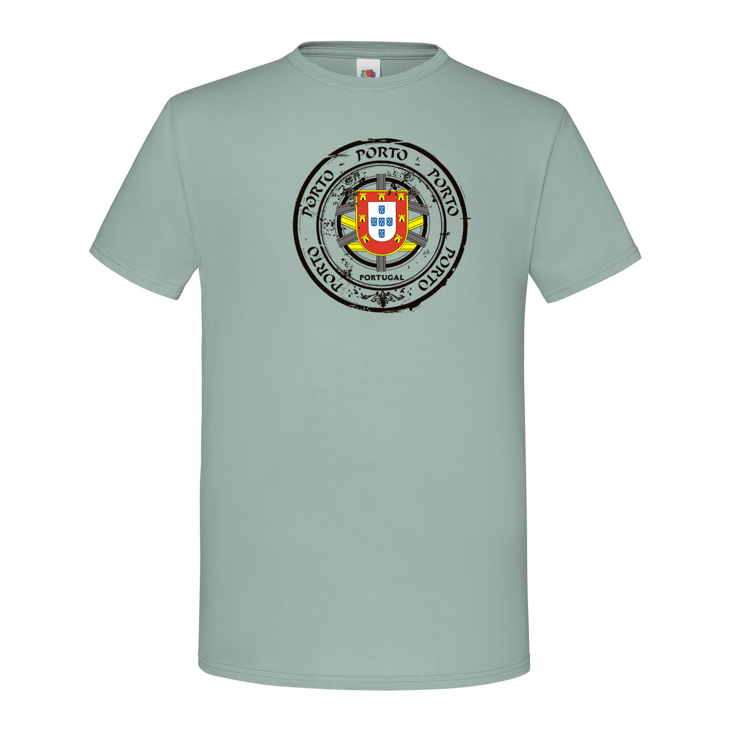 T-shirt Fruit of the Loom, Iconic, 150g, Selo Escudo Porto