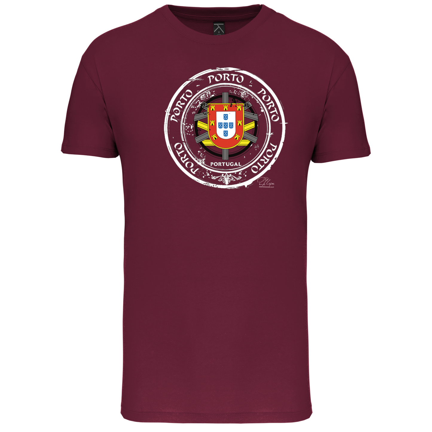 T-Shirt Algodão Biológico Selo Escudo Porto