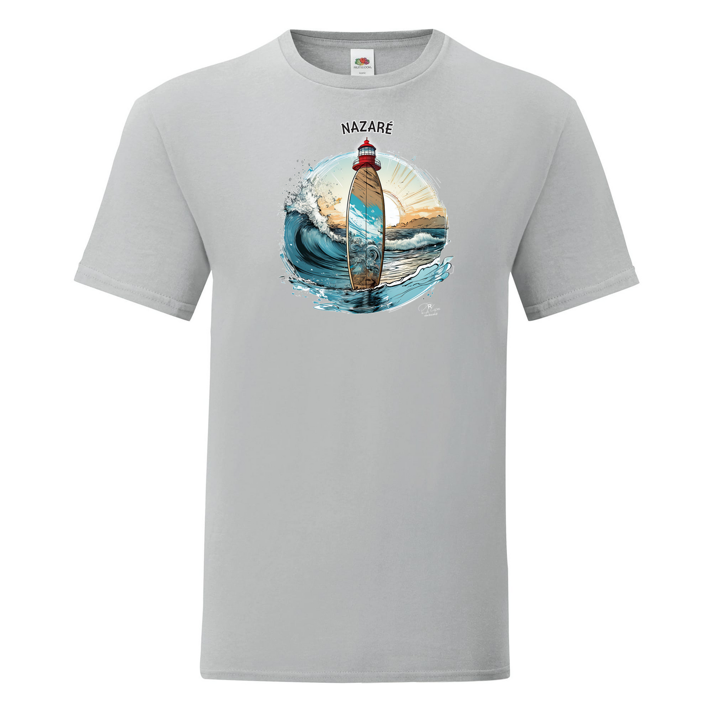 T-shirt Fruit of the Loom, Iconic, 150g, Sol Nazaré