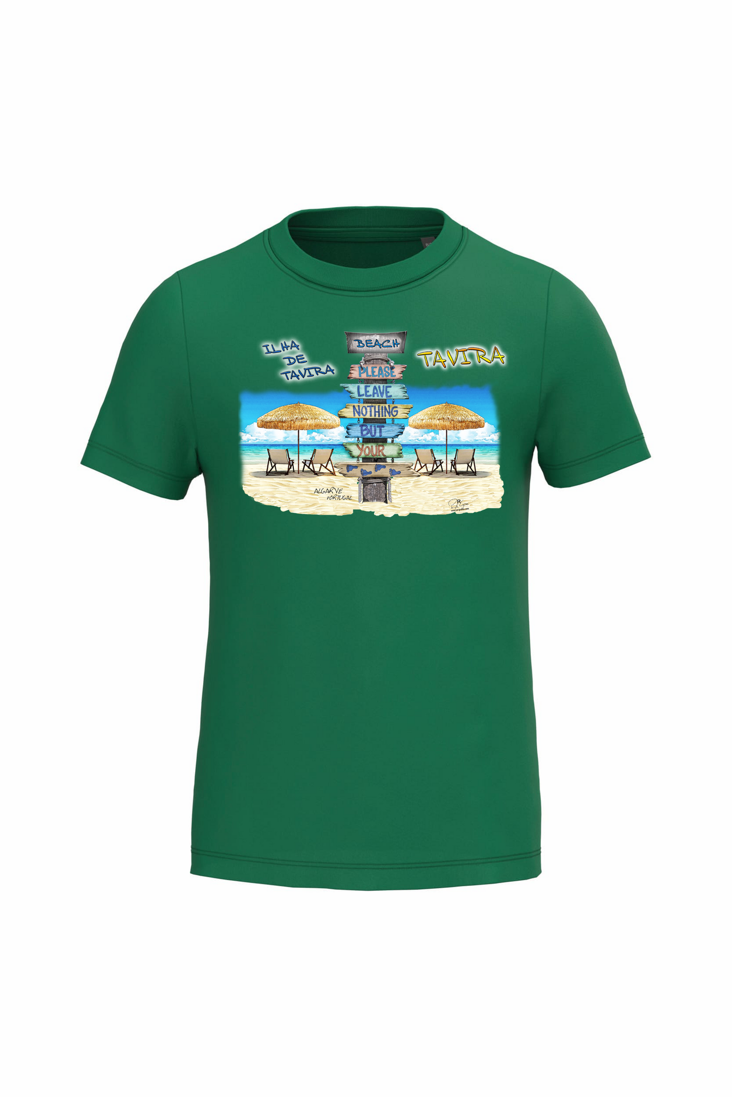 T-shirt de Criança Kariban Pégadas Tavira