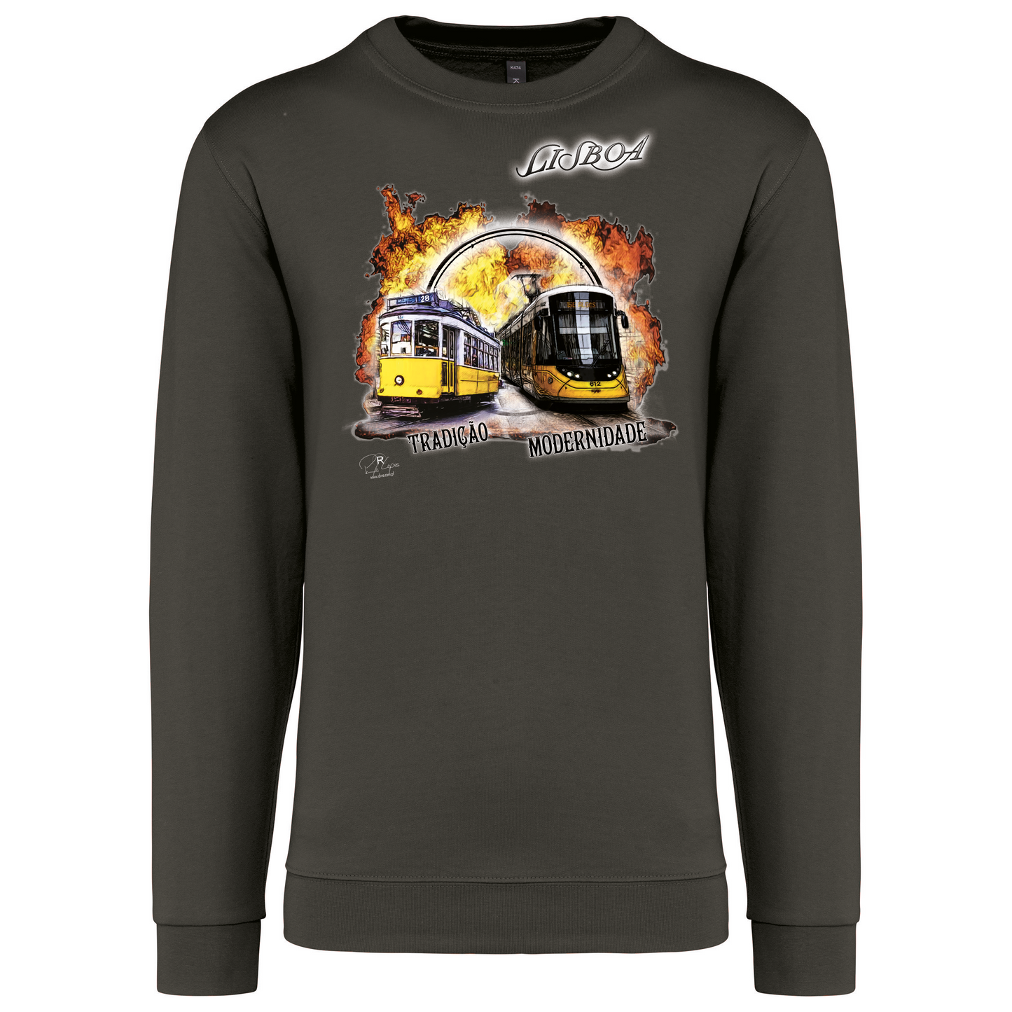 Sweatshirt Kariban sem Capuz Tradição e Modernidade