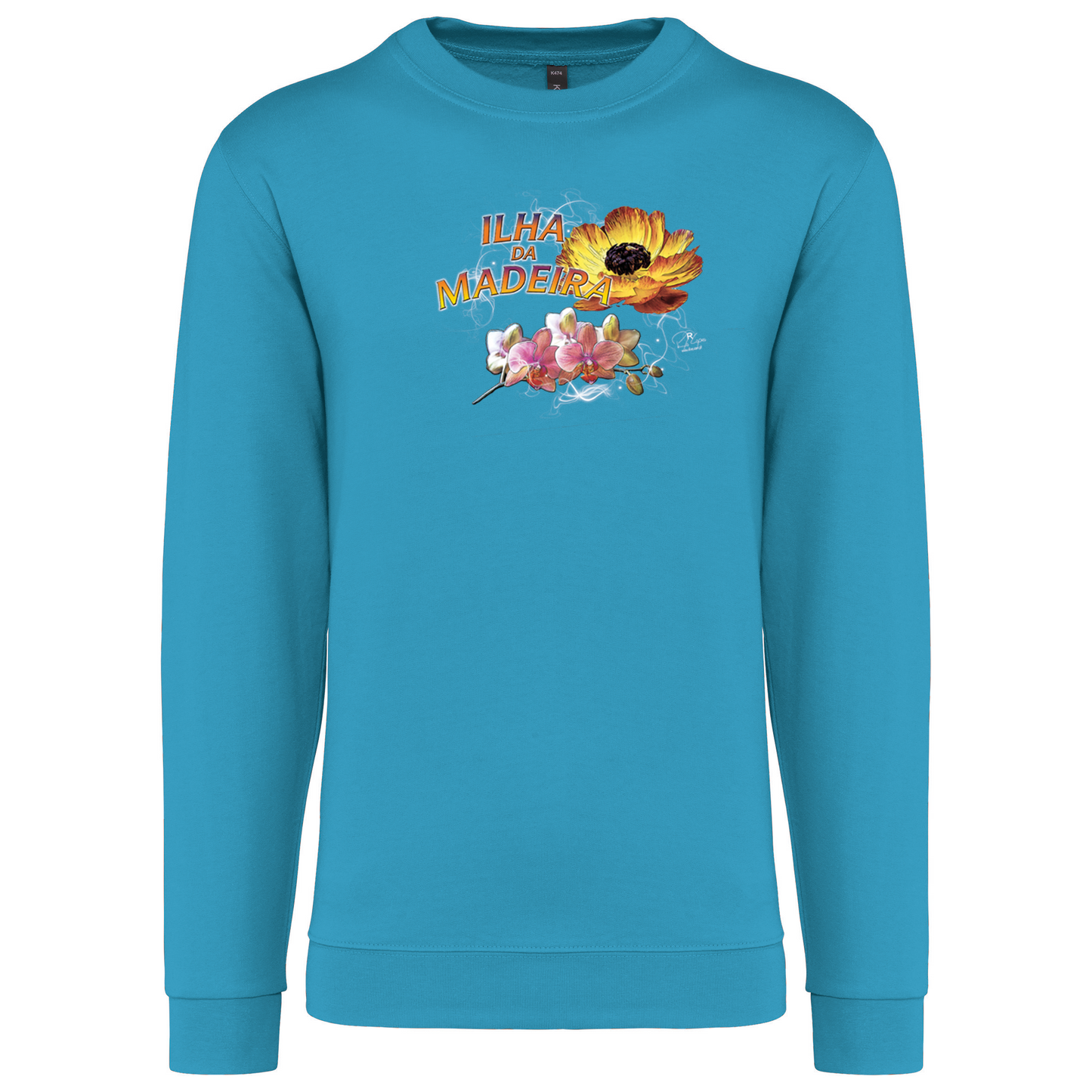 Sweatshirt Kariban sem Capuz Madeira Flowers
