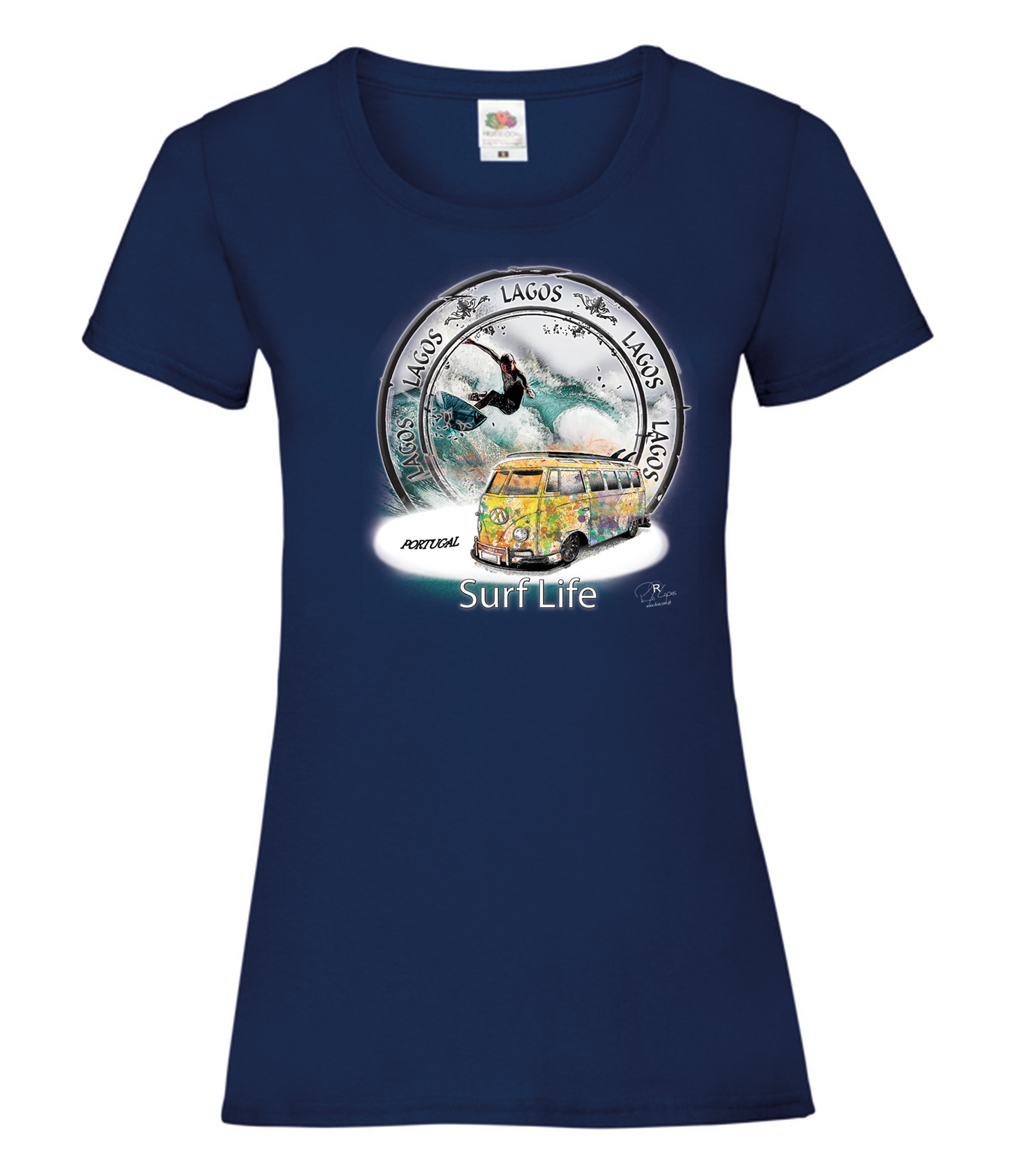 T-shirt Senhora Surf Life Lagos