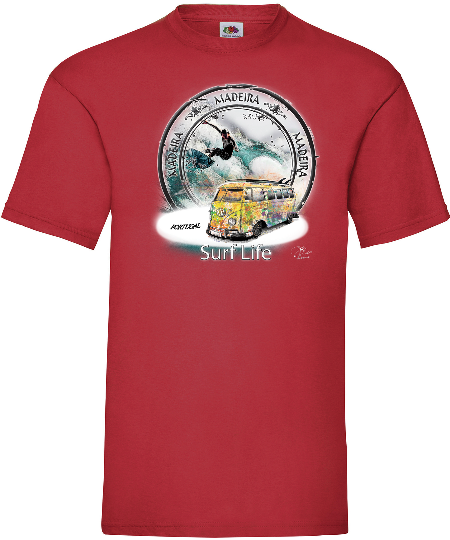 T-shirt Surf Life Madeira