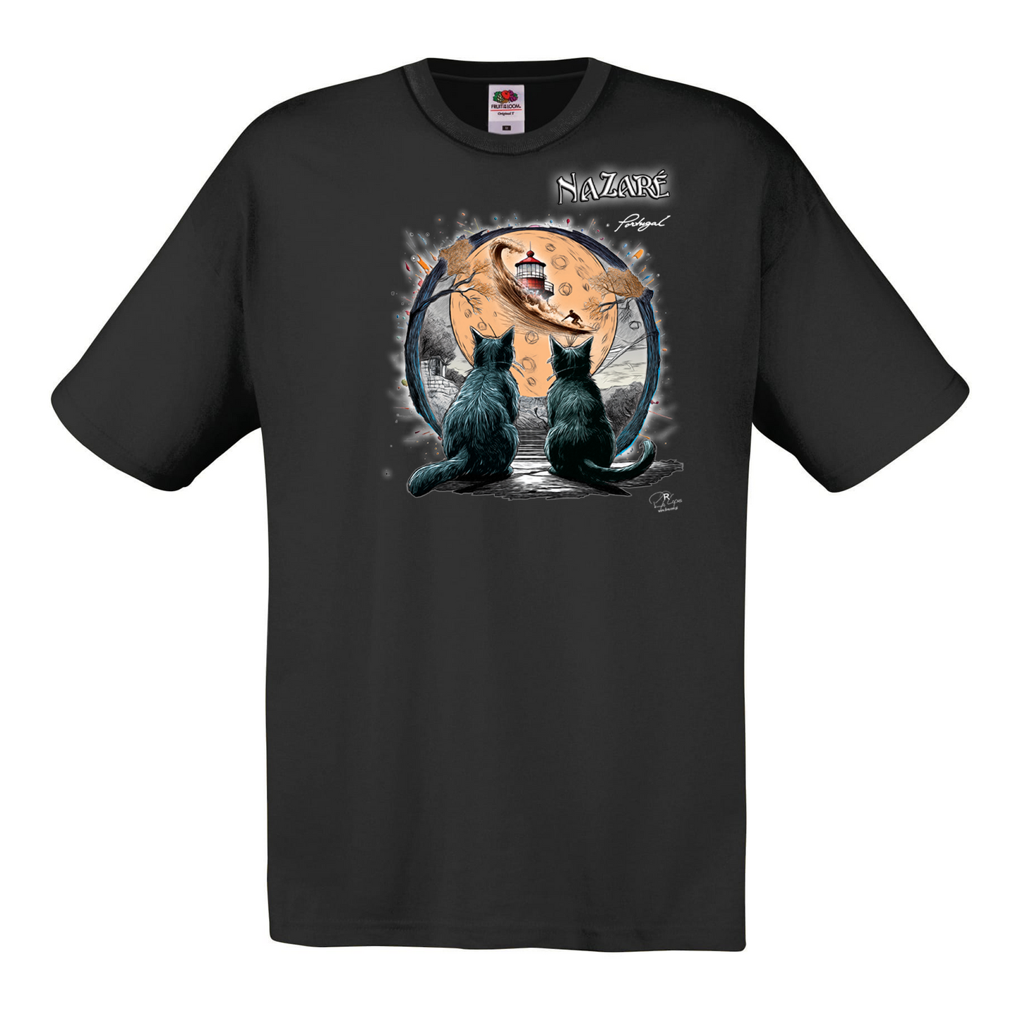 T-shirt Fruit of the Loom, Original 145g, Luar Nazaré