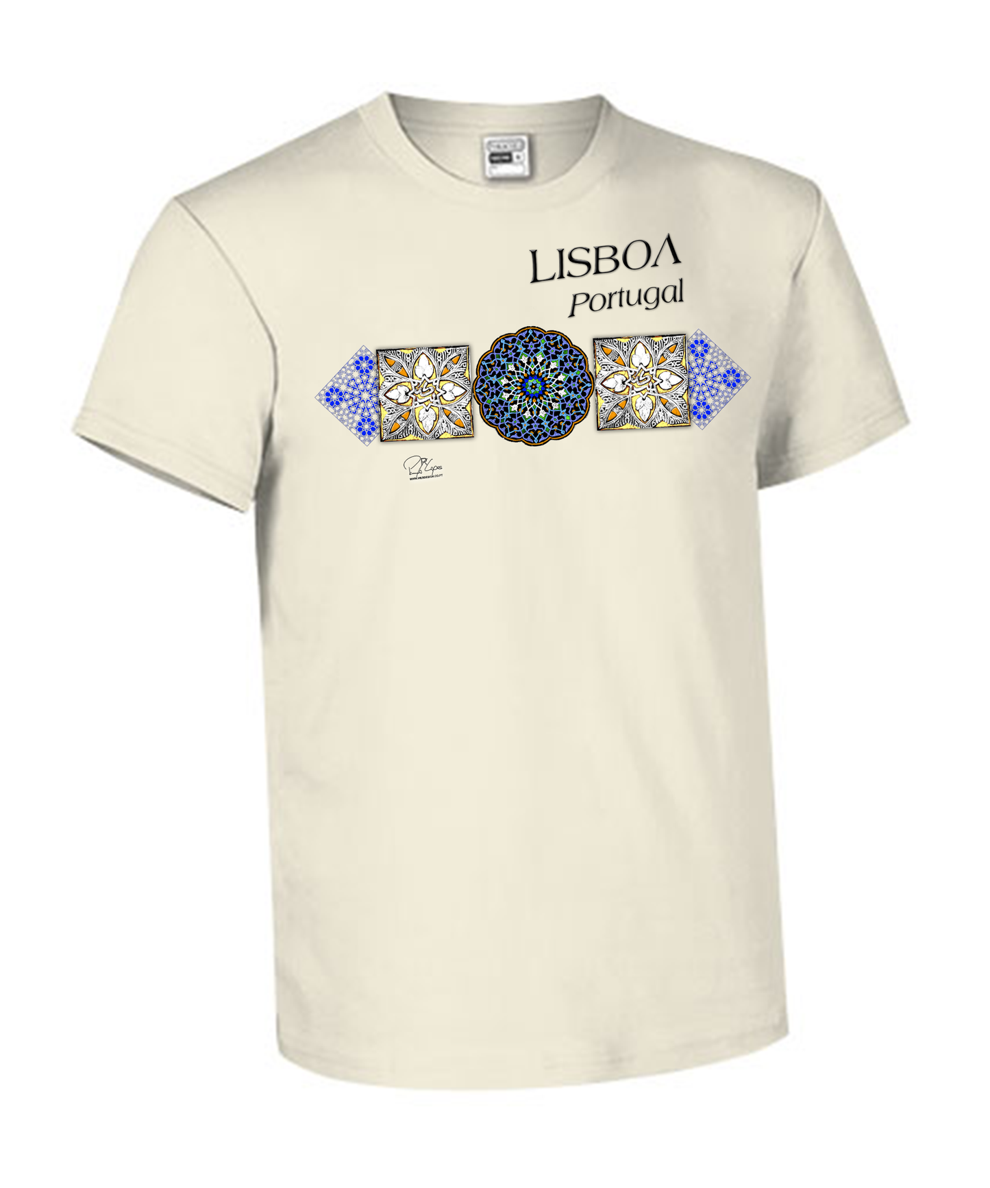 T-shirt Kids Azulejo Árabe Lisboa