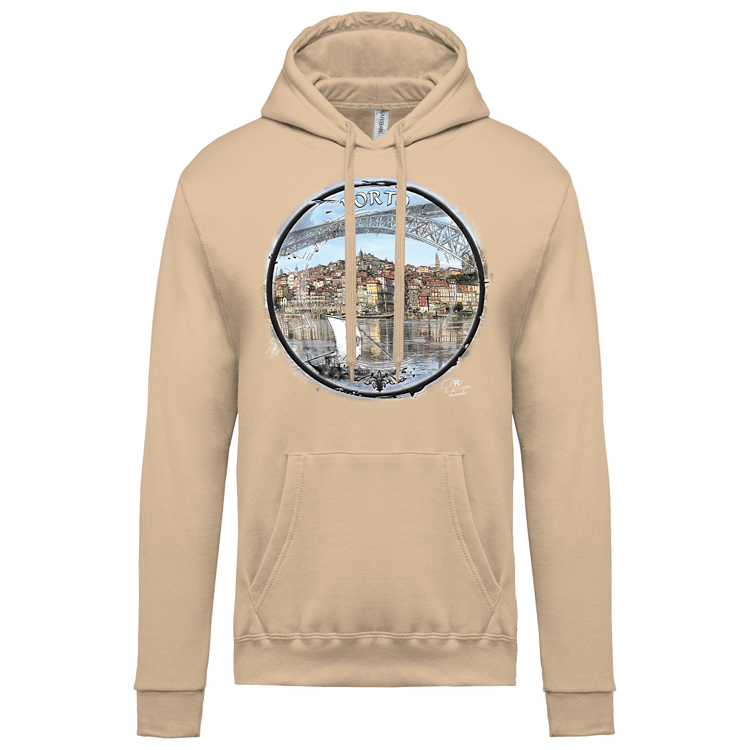Sweatshirt Kariban com Capuz Selo Porto