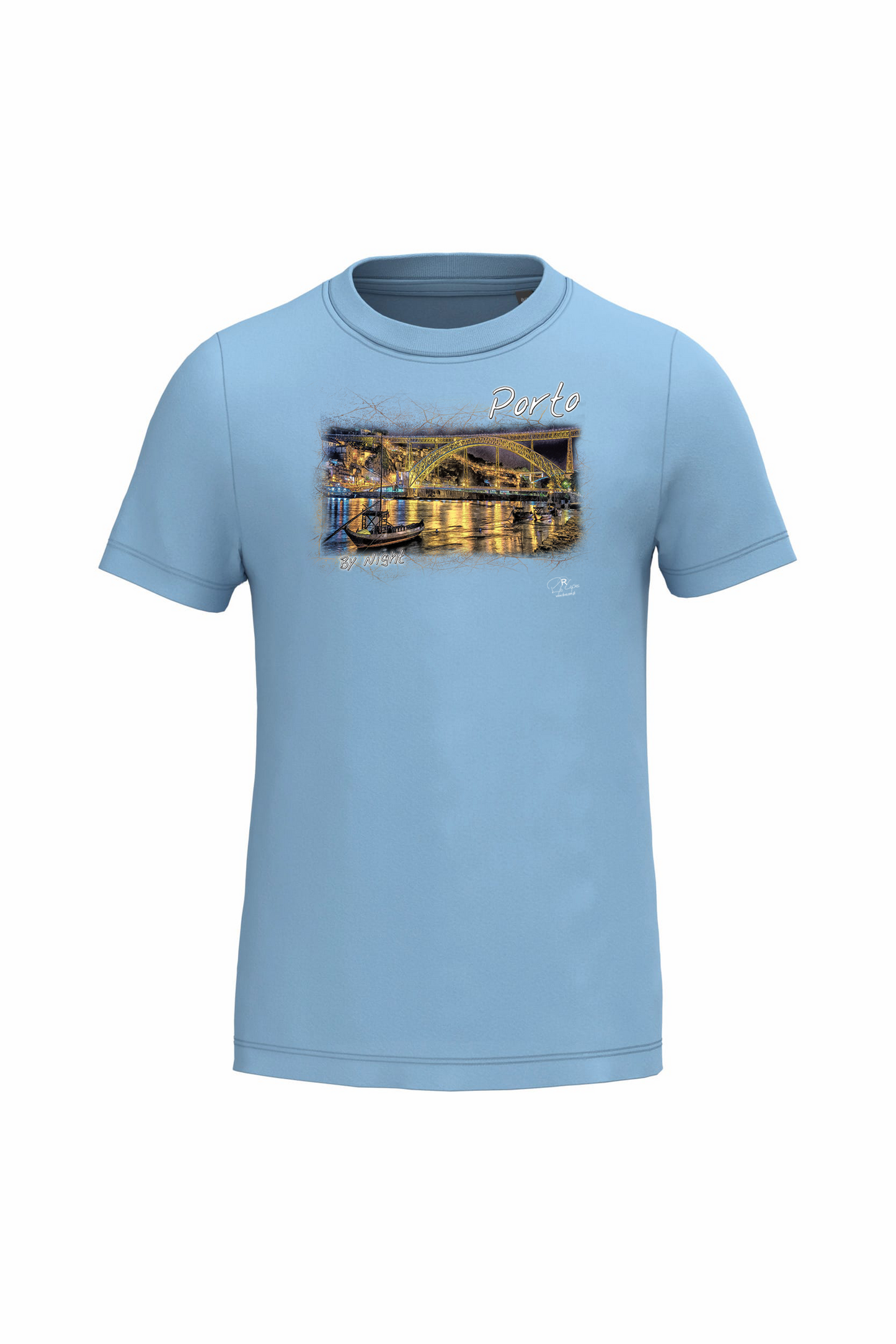 T-shirt de Criança Kariban Porto By Night