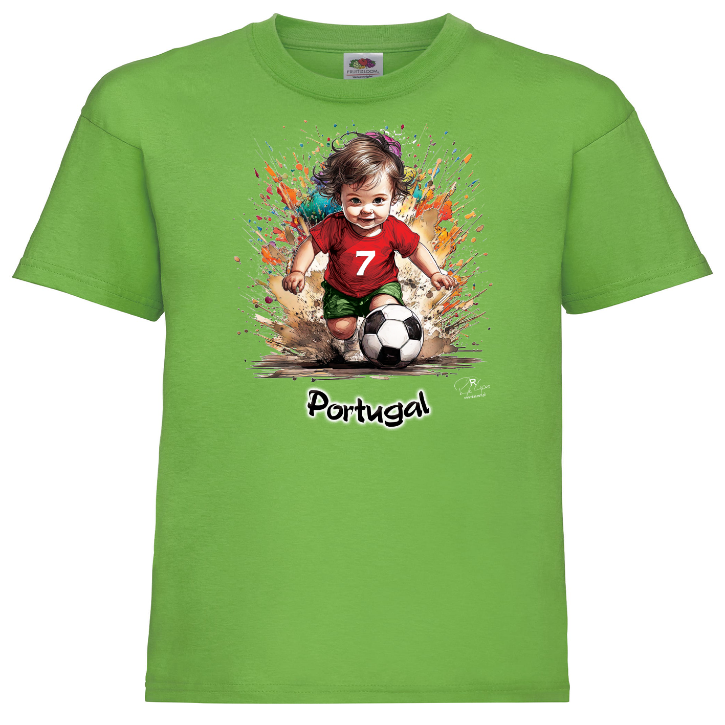 T-shirt Fruit of the Loom Kids 7 Portugal