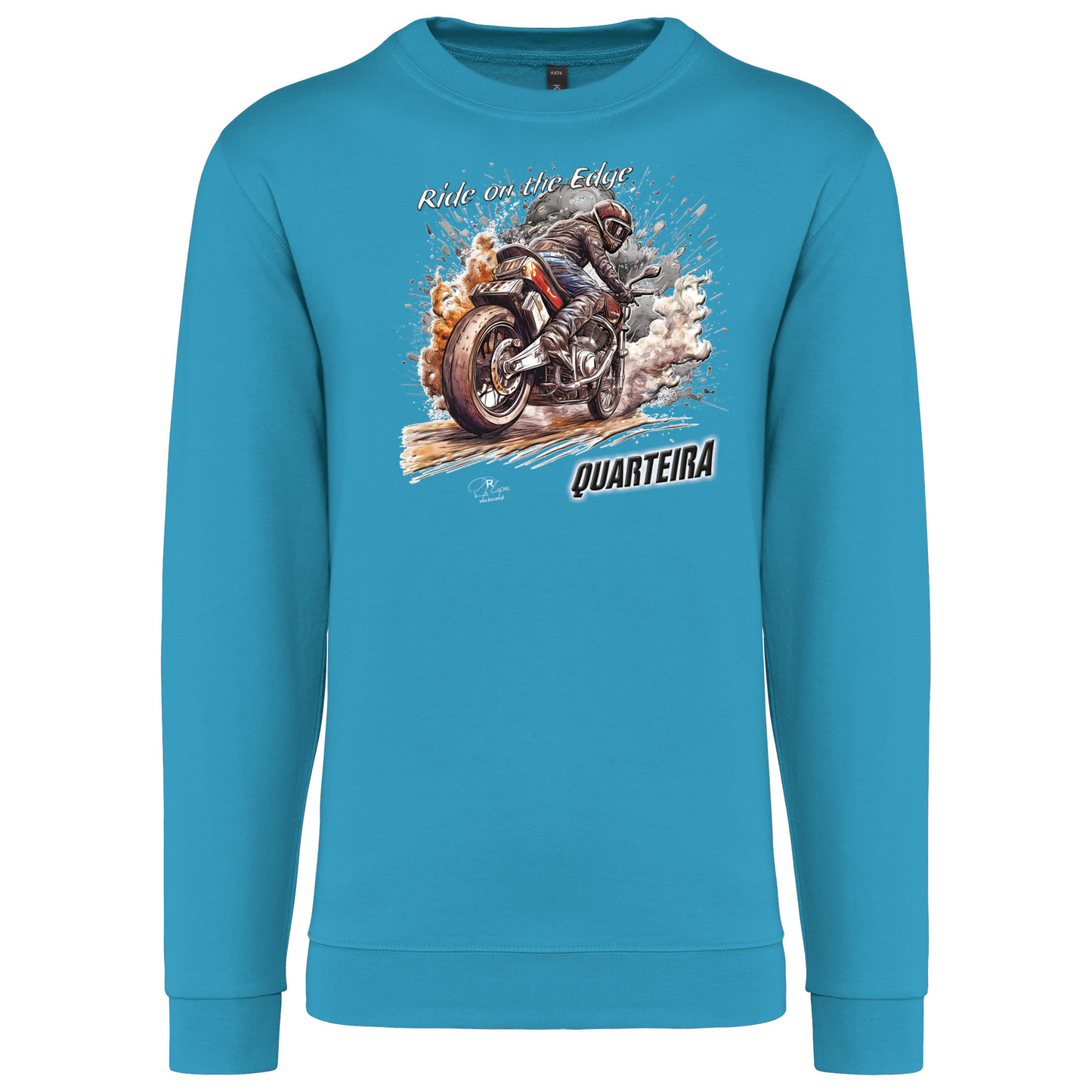Sweatshirt Kariban sem Capuz Ride on the Edge Quarteira