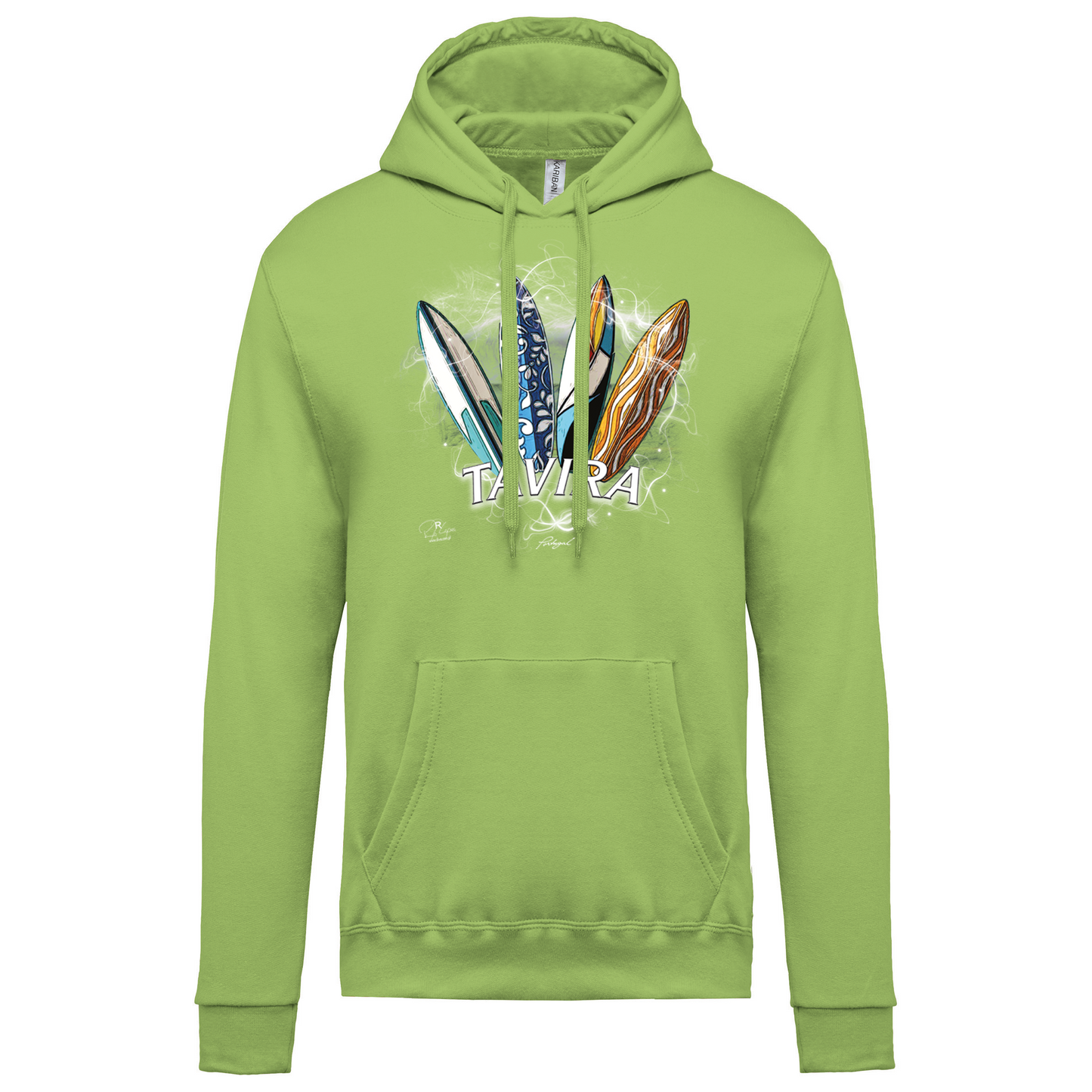 Sweatshirt Kariban com Capuz Surfboards Tavira