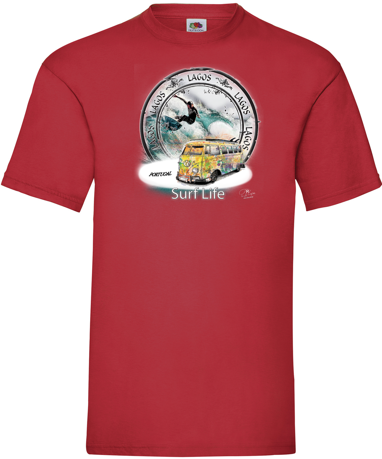 T-shirt Surf Life Lagos