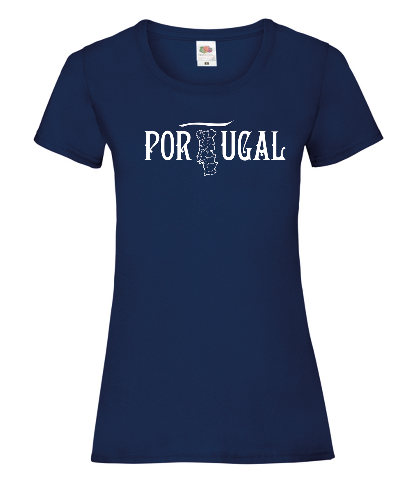 T-shirt Senhora Mapa de Portugal