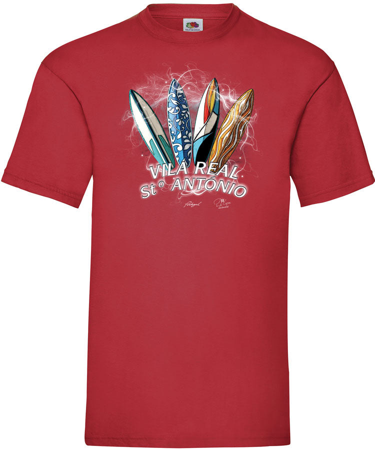 T-shirt Surfboards Vila Real Stº António