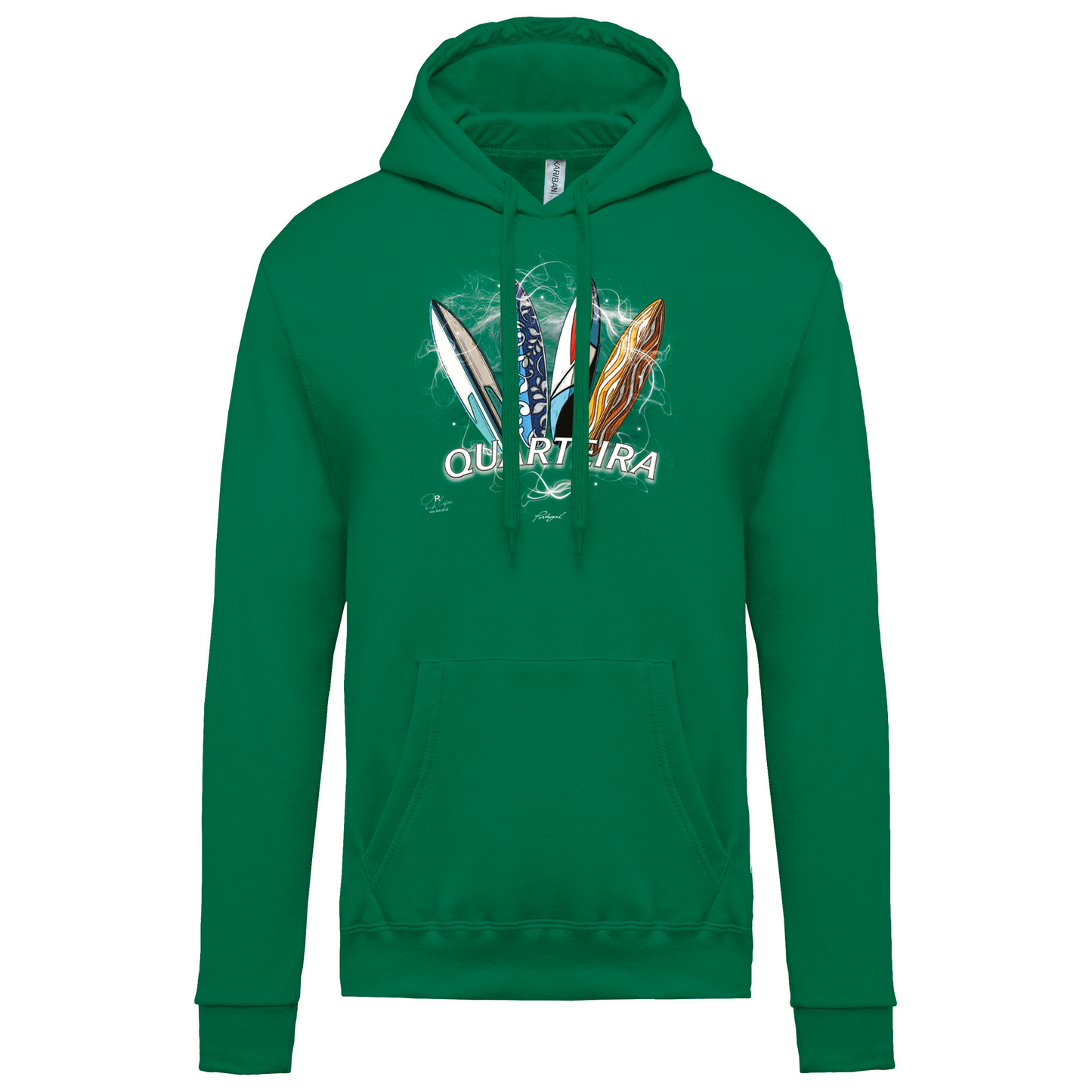 Sweatshirt Kariban com Capuz Surfboards Quarteira