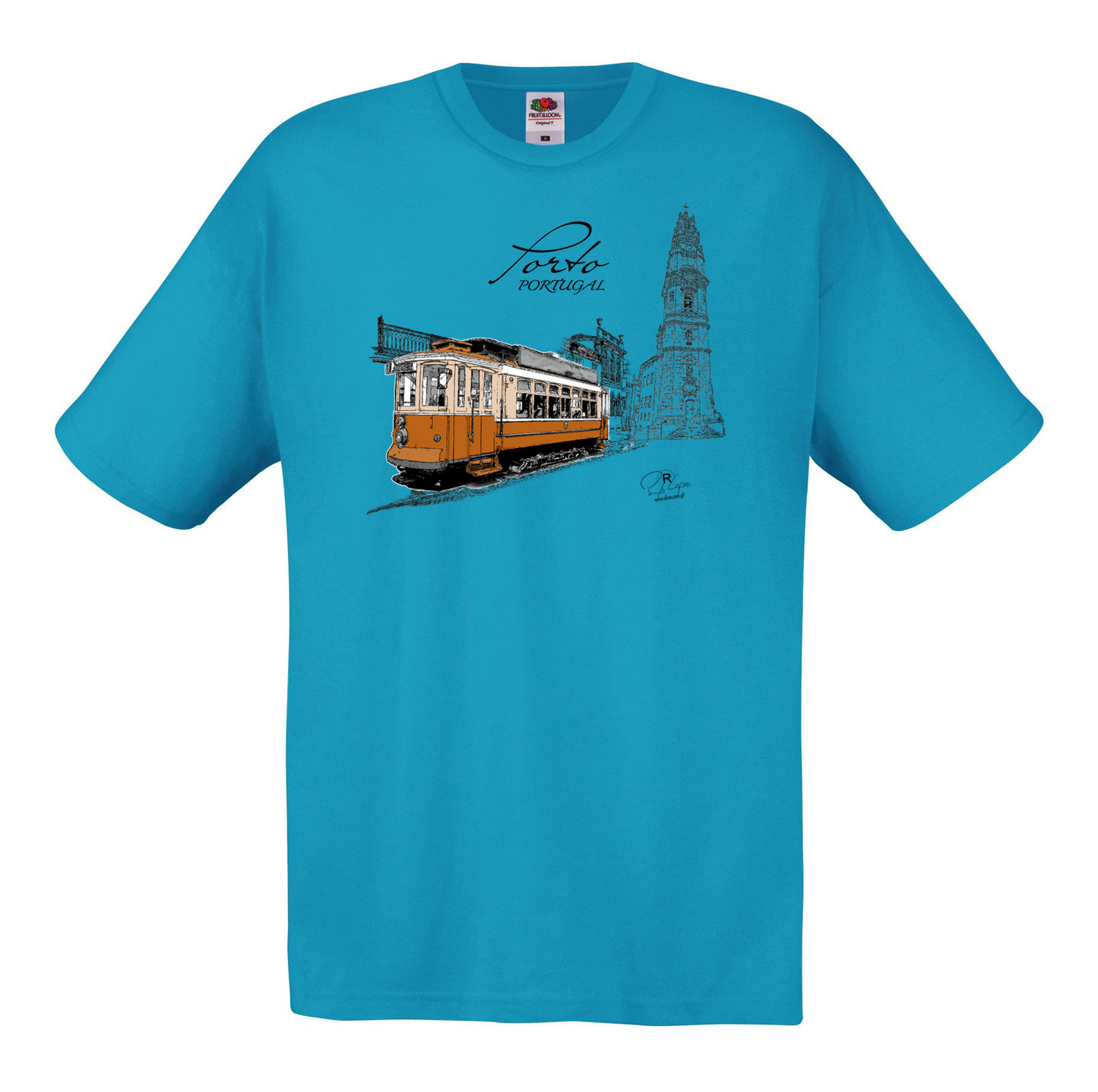 T-shirt Fruit of the Loom, Original 145g, Clérigos