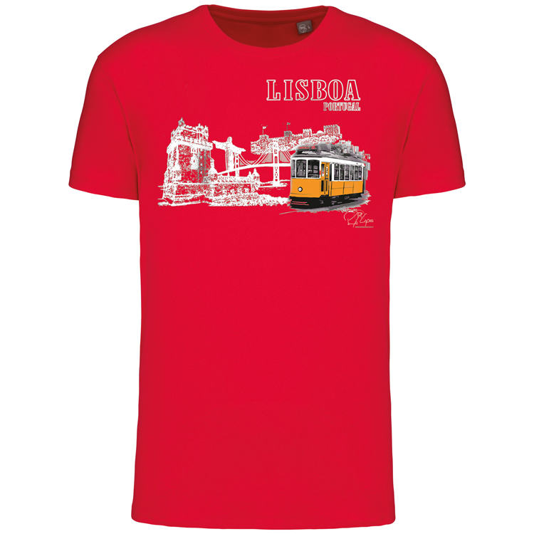 T-Shirt Algodão Biológico Monumentos Lisboa