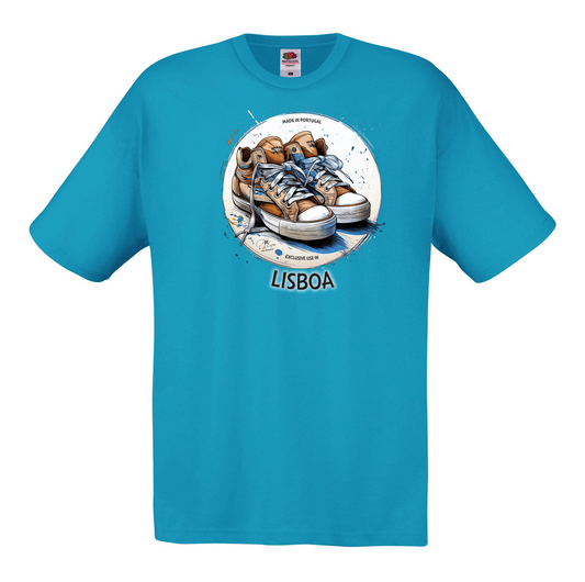 T-shirt Fruit of the Loom, Original 145g, Exclusive Lisboa
