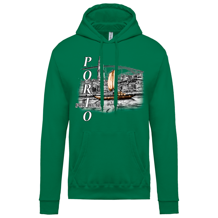 Sweatshirt Kariban com Capuz Ribeira
