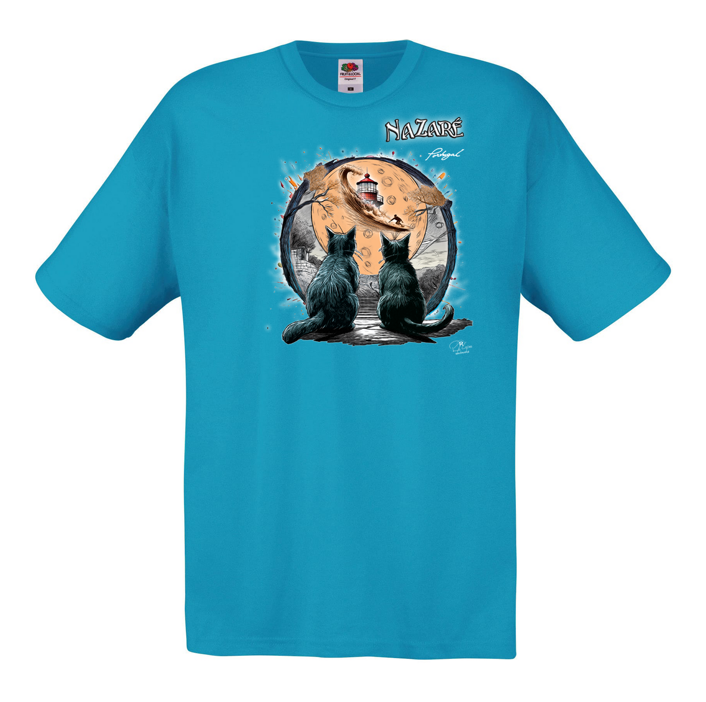 T-shirt Fruit of the Loom, Original 145g, Luar Nazaré