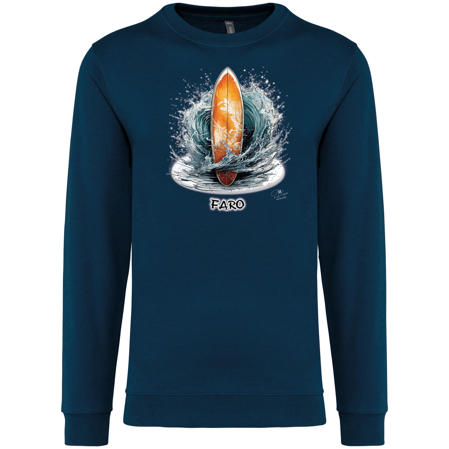 Sweatshirt Kariban sem Capuz Prancha Faro