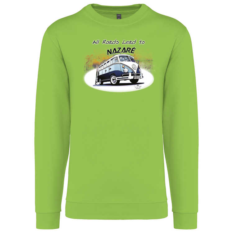 Sweatshirt Kariban sem Capuz All Roads Lead to Nazaré