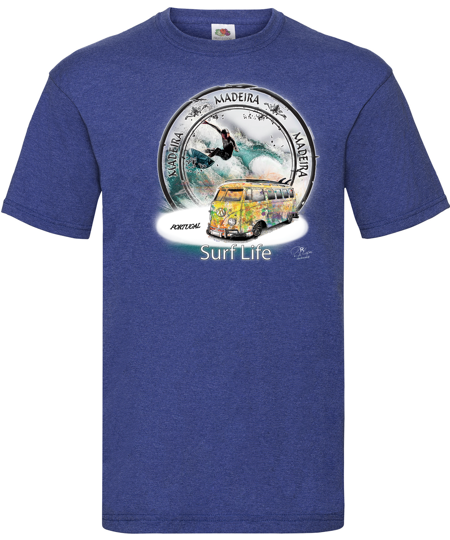 T-shirt Surf Life Madeira