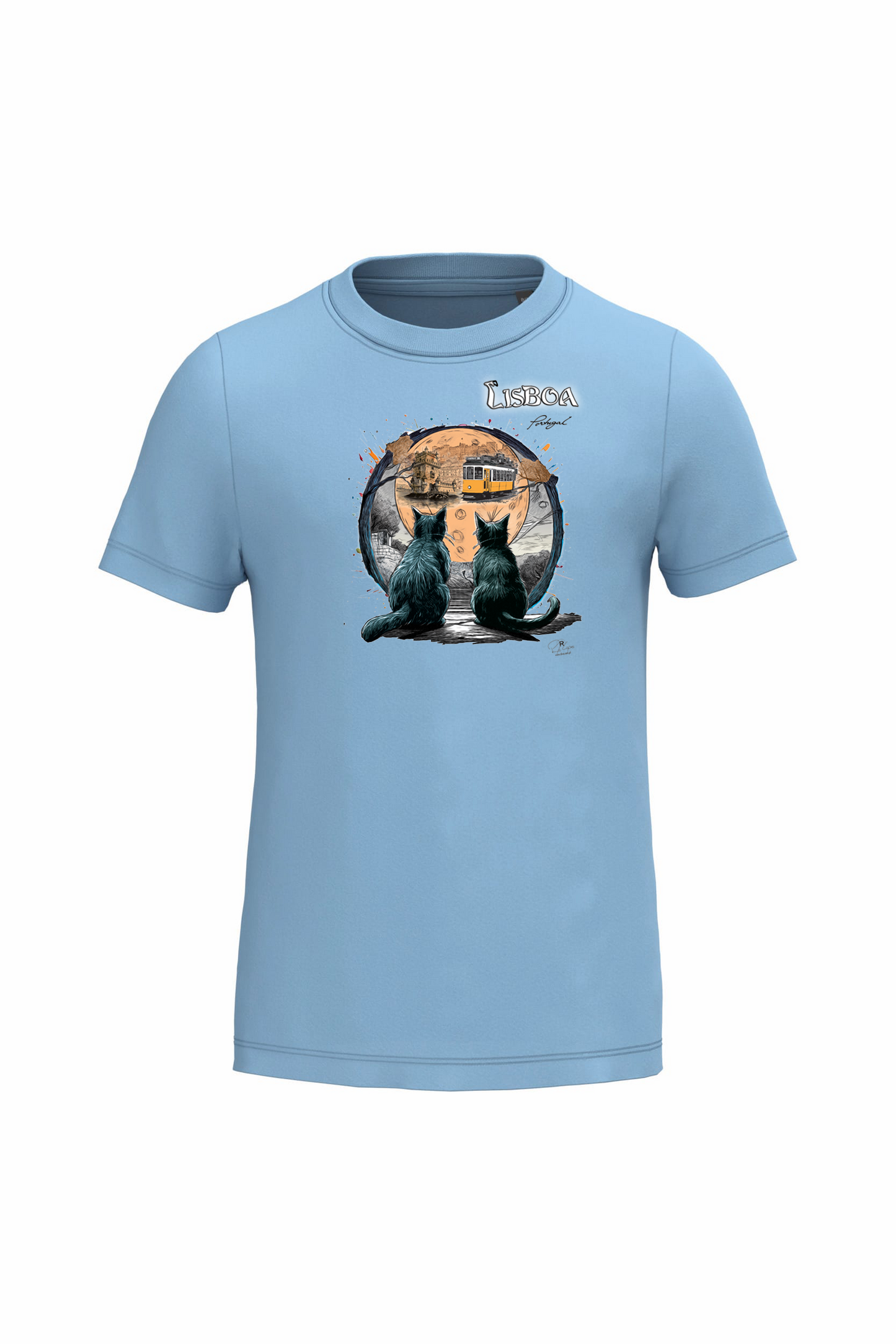 T-shirt de Criança Kariban Luar Lisboa