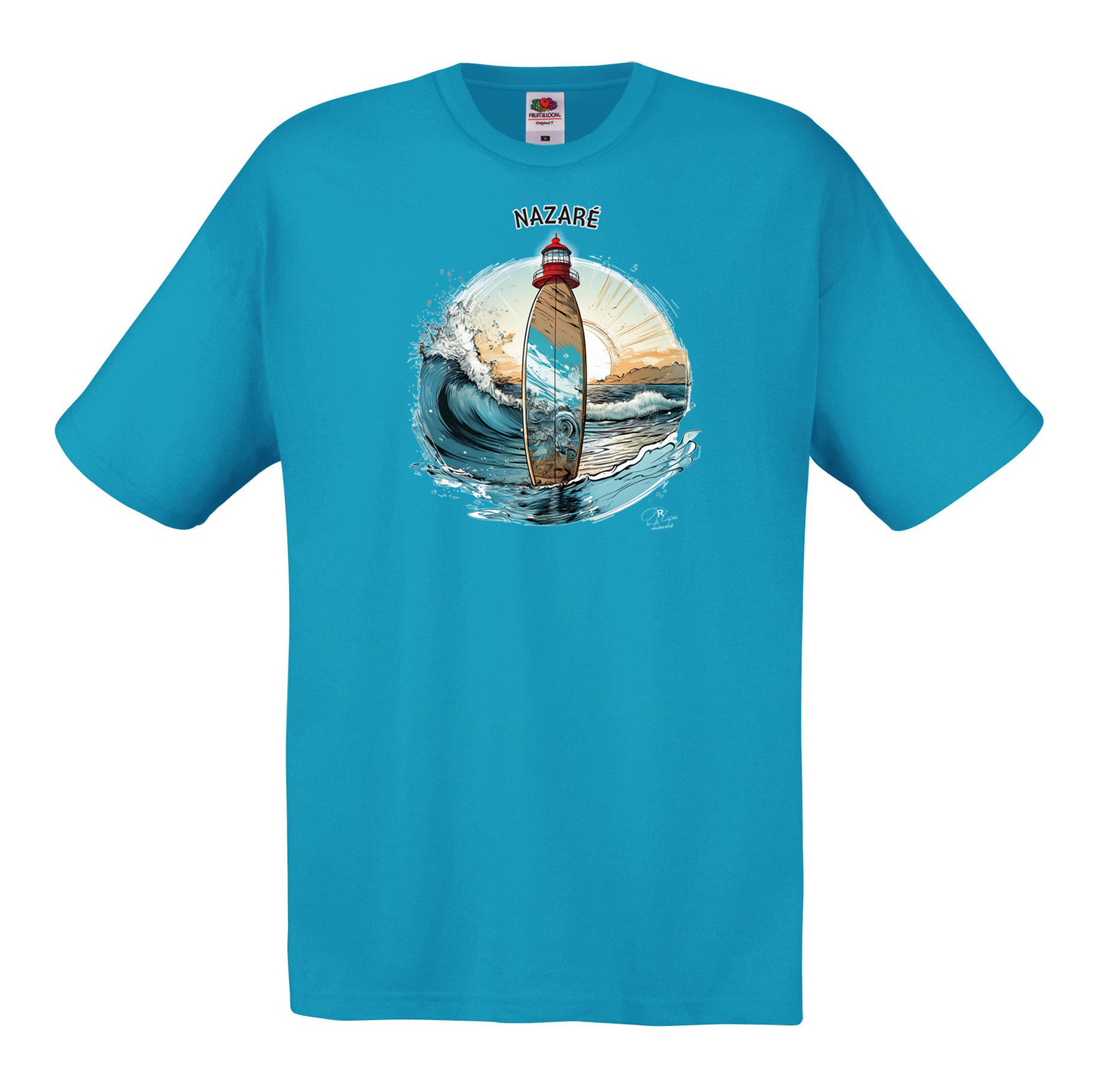 T-shirt Fruit of the Loom, Original 145g, Sol Nazaré