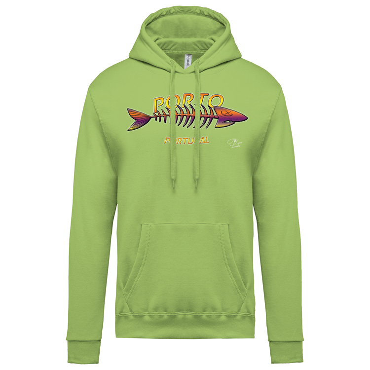 Sweatshirt Kariban com Capuz Espinha Porto