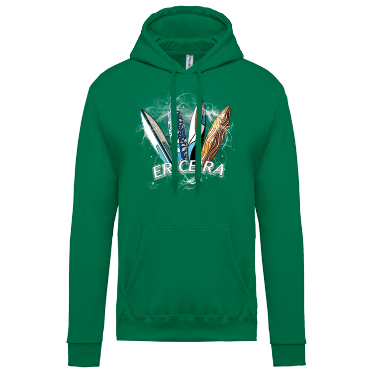 Sweatshirt Kariban com Capuz Surfboards Ericeira