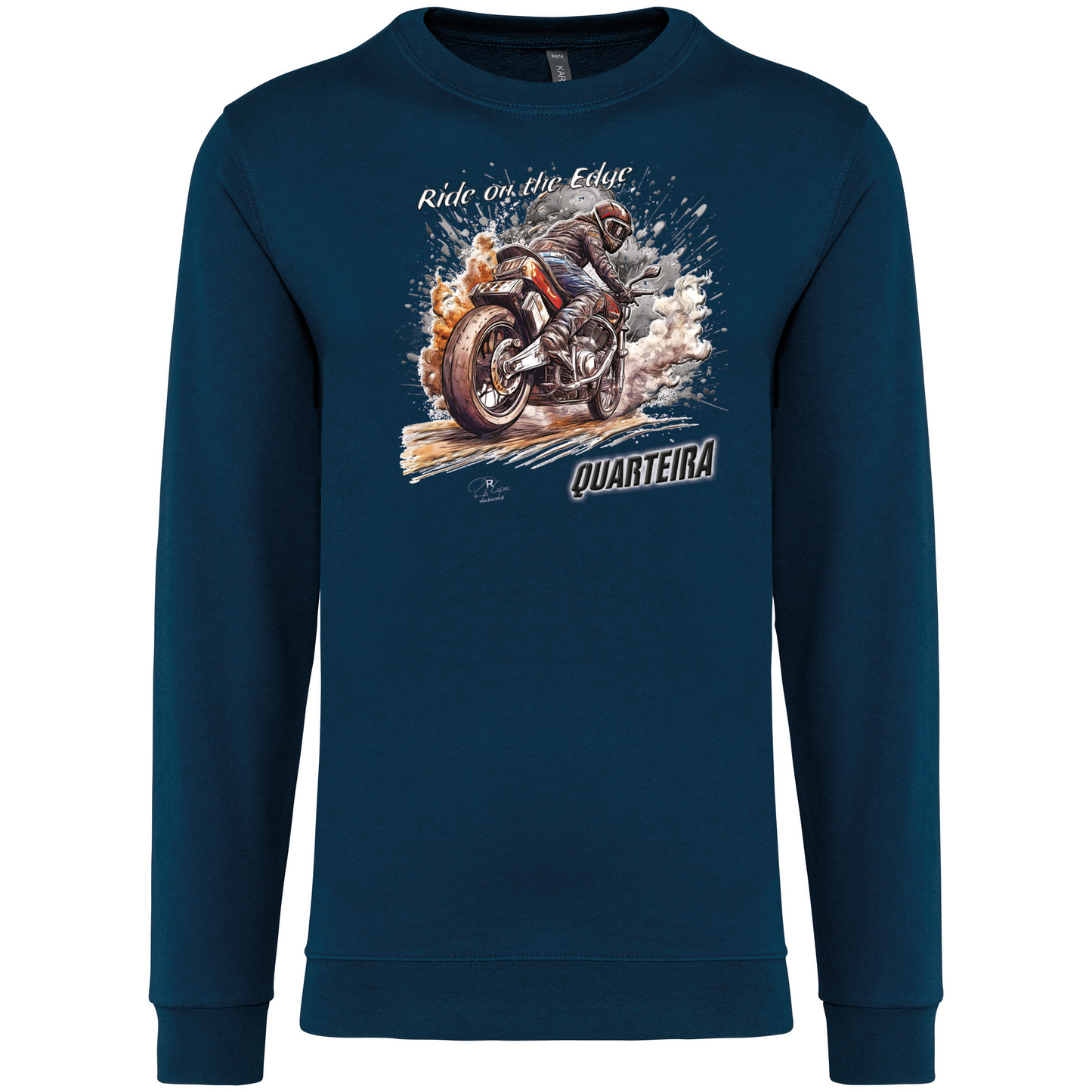 Sweatshirt Kariban sem Capuz Ride on the Edge Quarteira