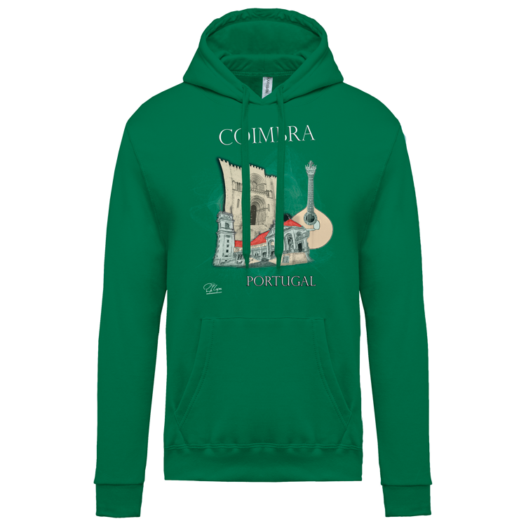 Sweatshirt Kariban com Capuz Sé de Coimbra