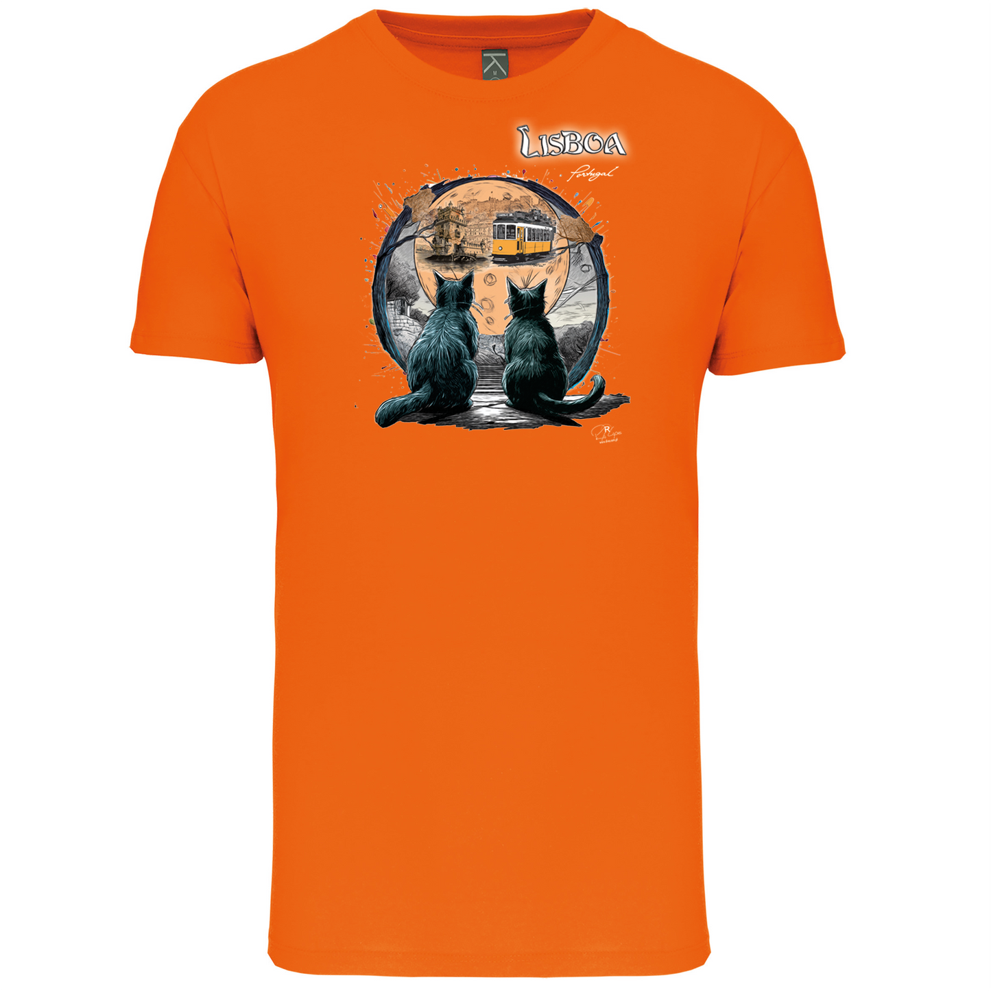 T-Shirt Algodão Biológico Luar Lisboa