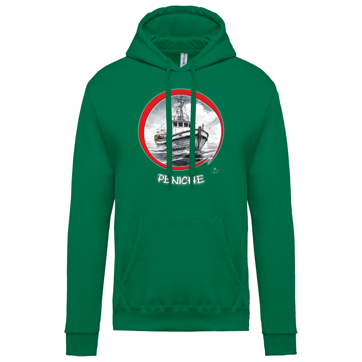 Sweatshirt Kariban com Capuz Traineira Peniche
