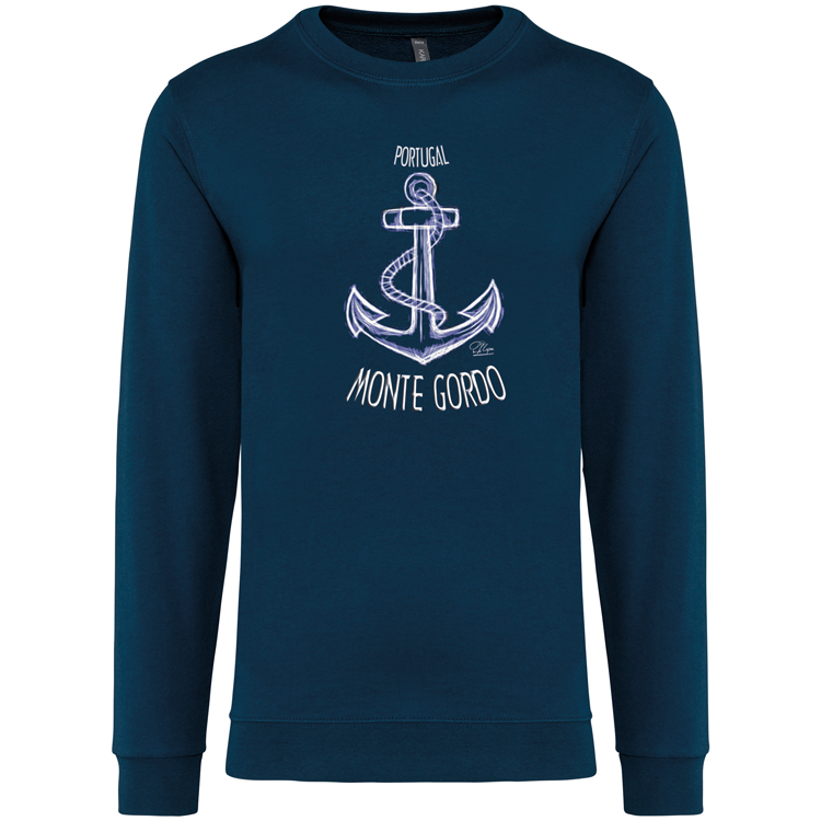 Sweatshirt Kariban sem Capuz Âncora Monte Gordo