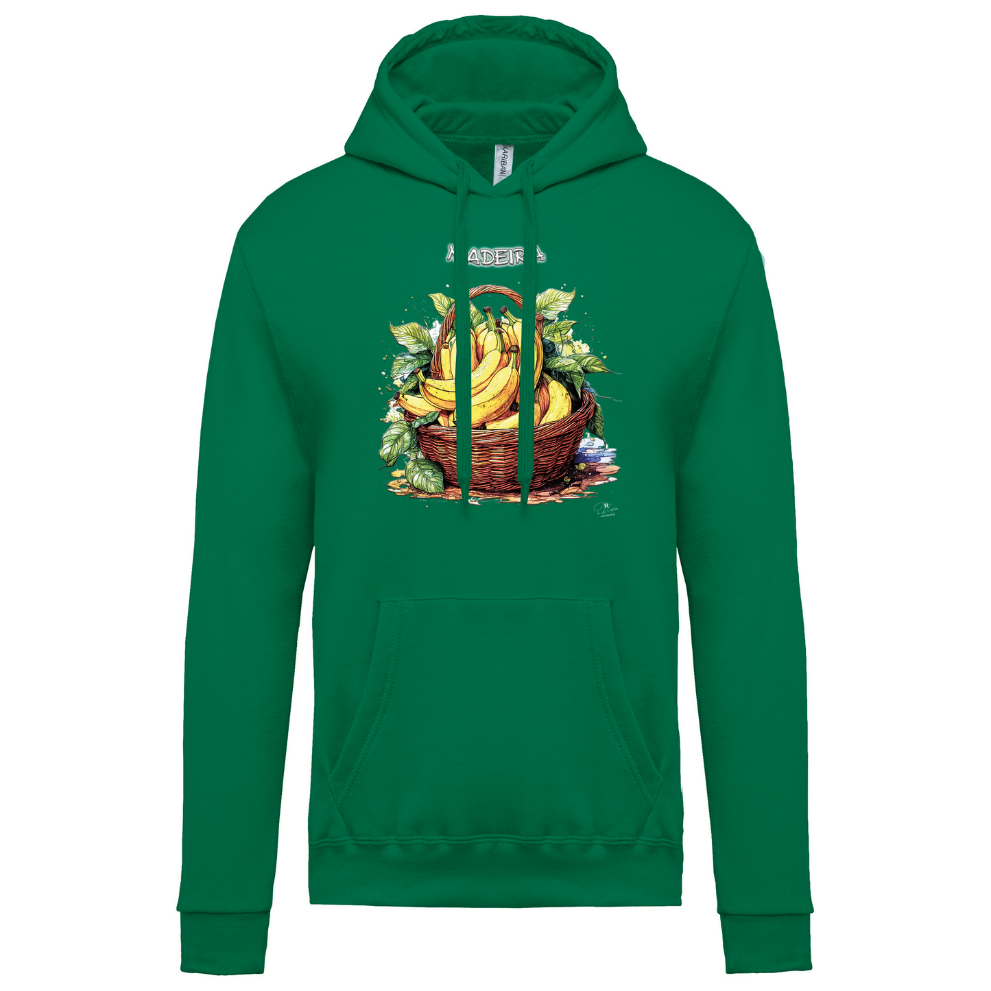 Sweatshirt Kariban com Capuz Cesto Bananas