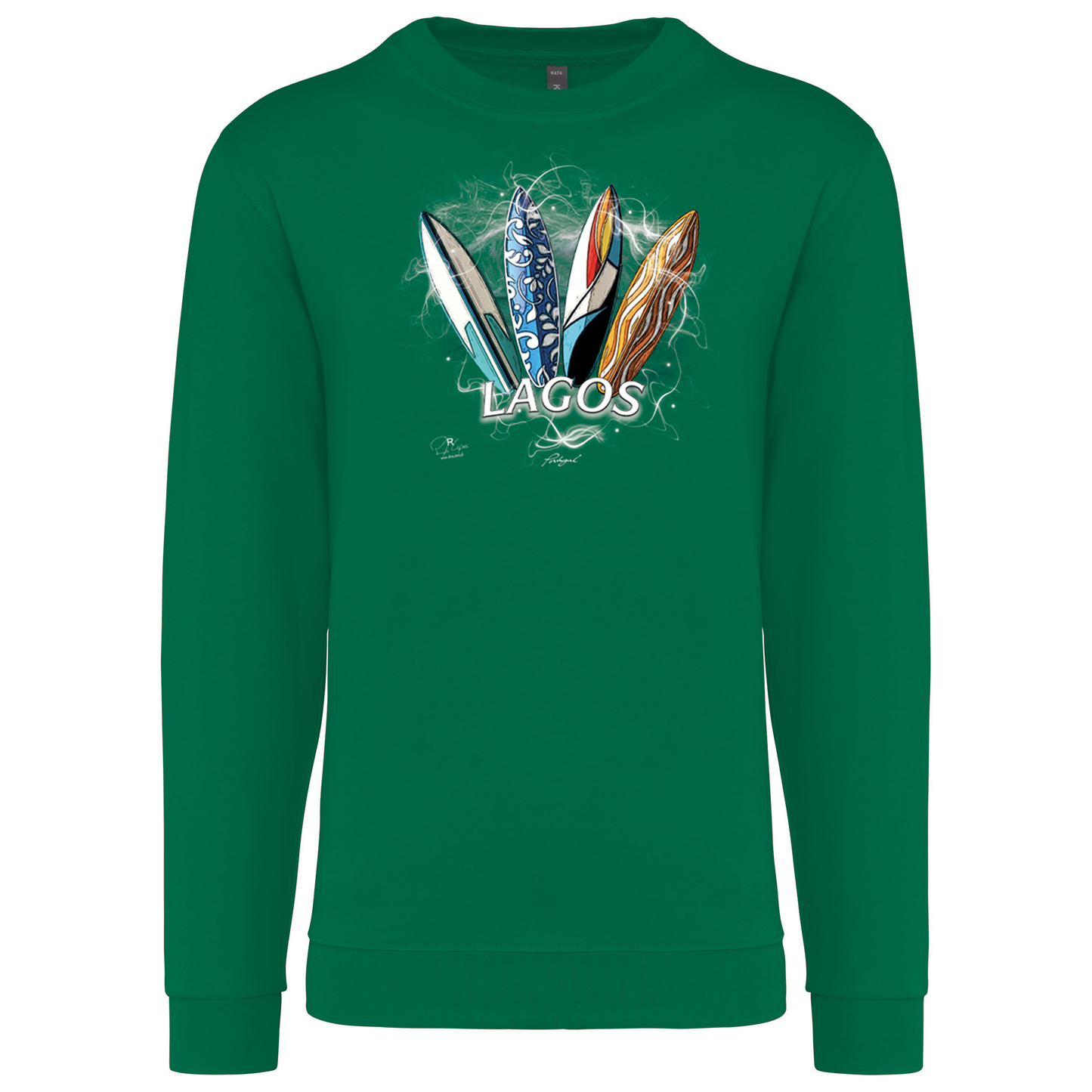 Sweatshirt Kariban sem Capuz Surfboards Lagos