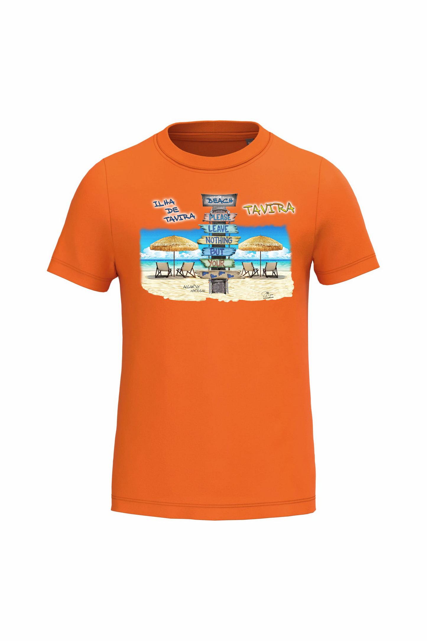 T-shirt de Criança Kariban Pégadas Tavira