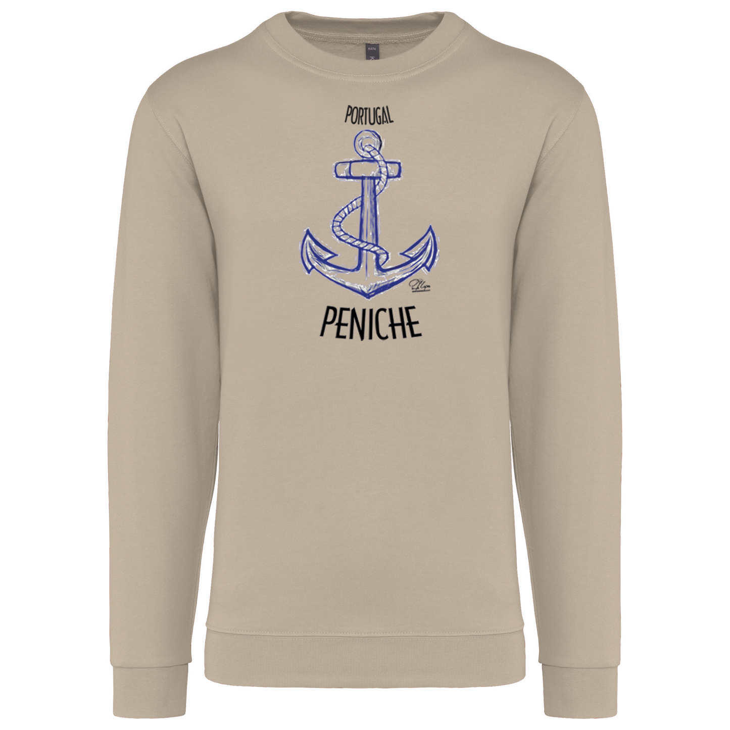 Sweatshirt Kariban sem Capuz Âncora Peniche