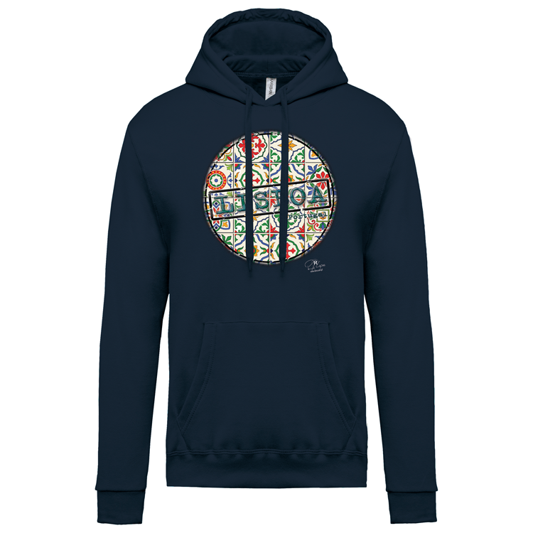 Sweatshirt Kariban com Capuz Pin Lisboa
