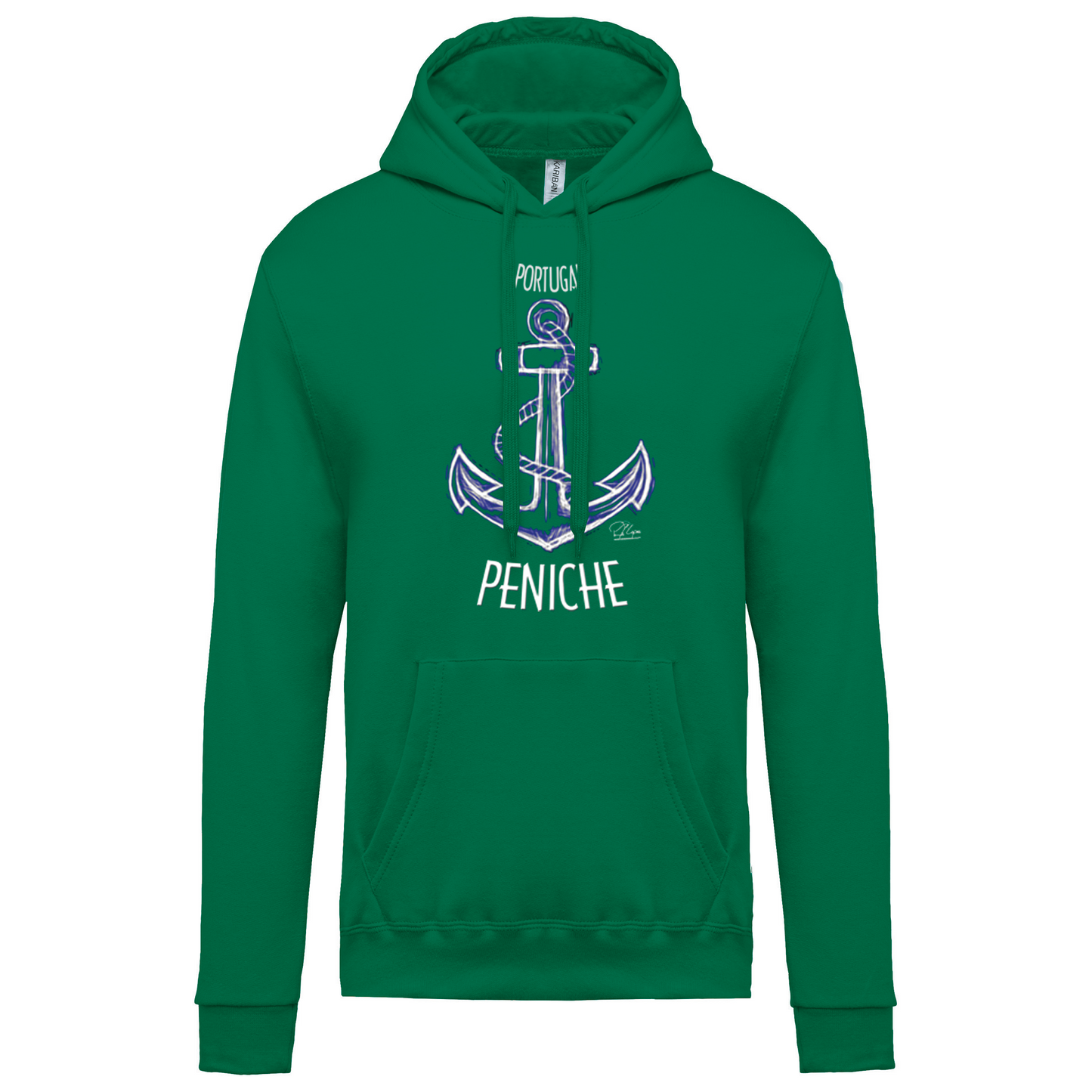 Sweatshirt Kariban com Capuz Âncora Peniche