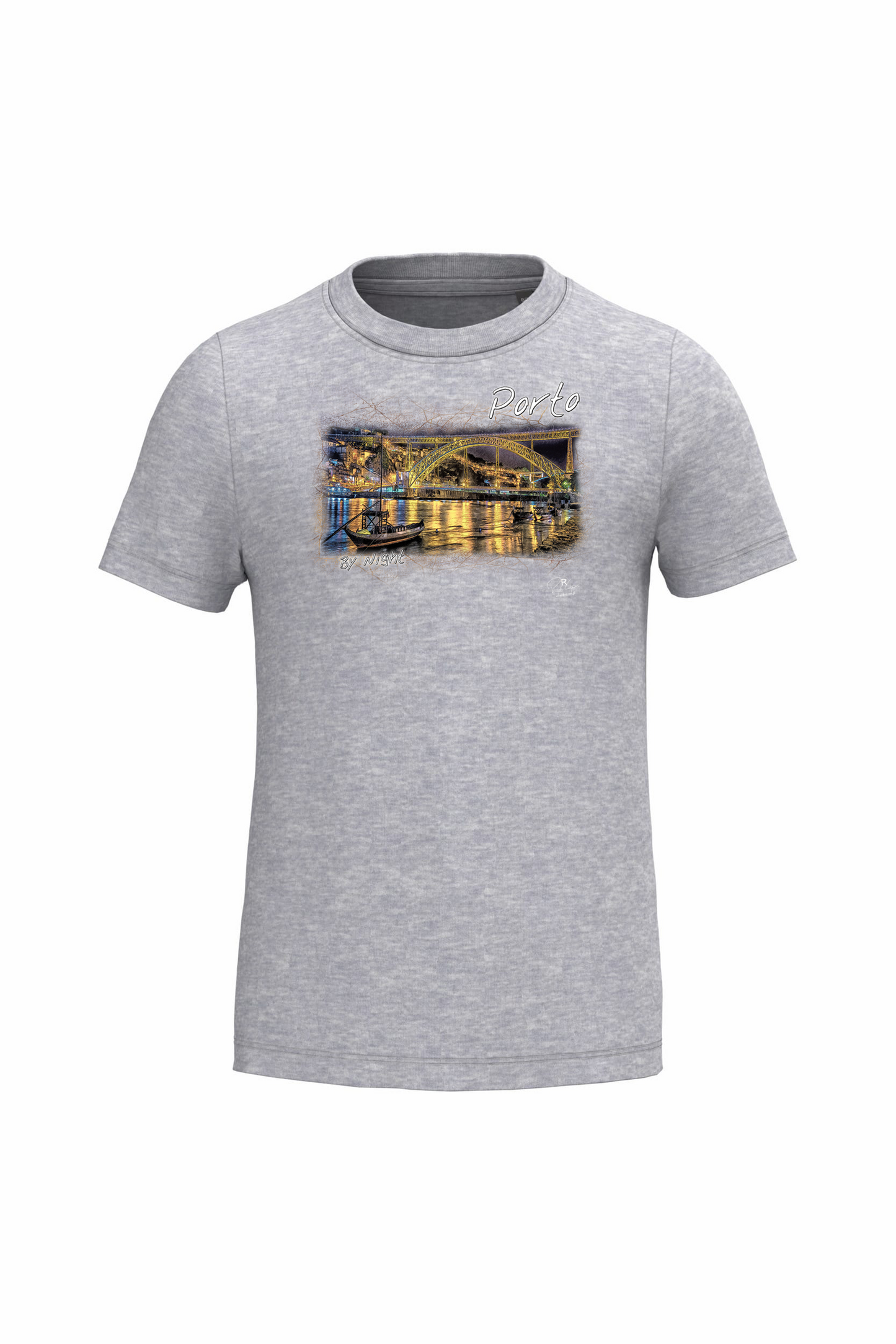 T-shirt de Criança Kariban Porto By Night