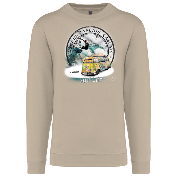 Sweatshirt Kariban sem Capuz Surf Life Cascais