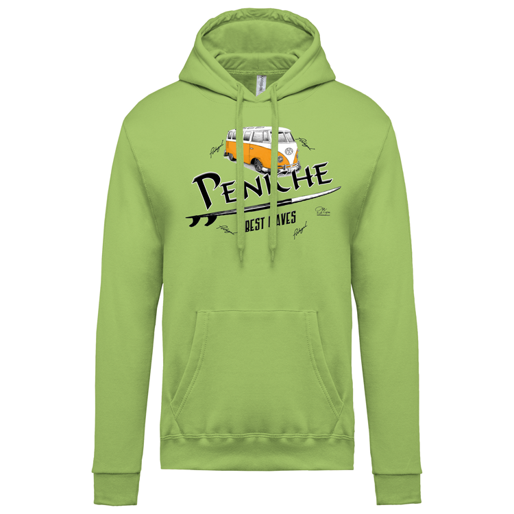 Sweatshirt Kariban com Capuz Pão de Forma Peniche
