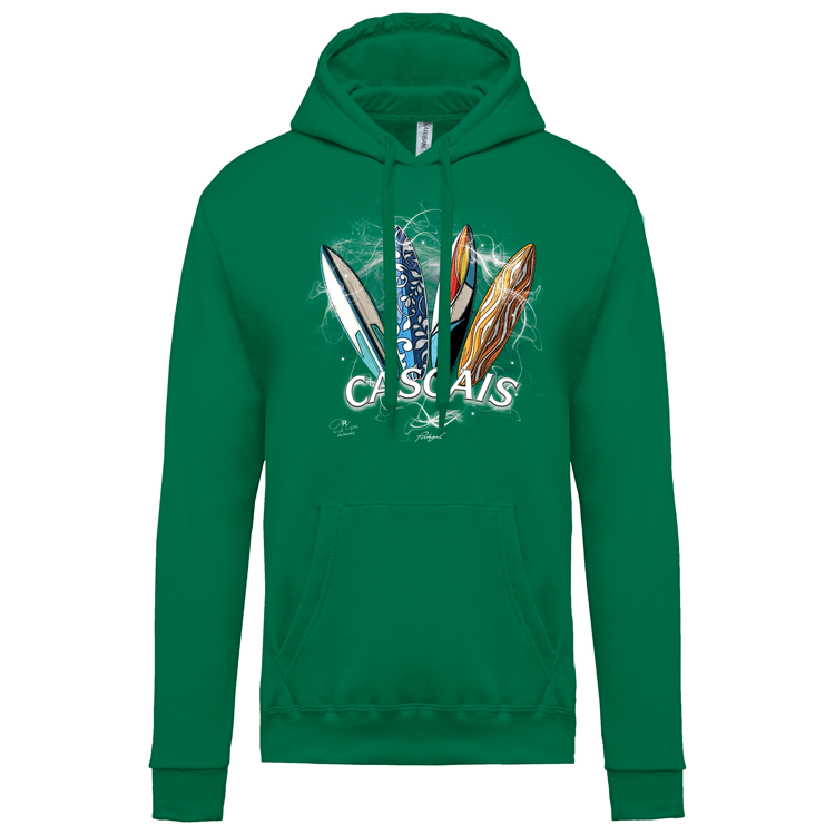 Sweatshirt Kariban com Capuz Surfboards Cascais