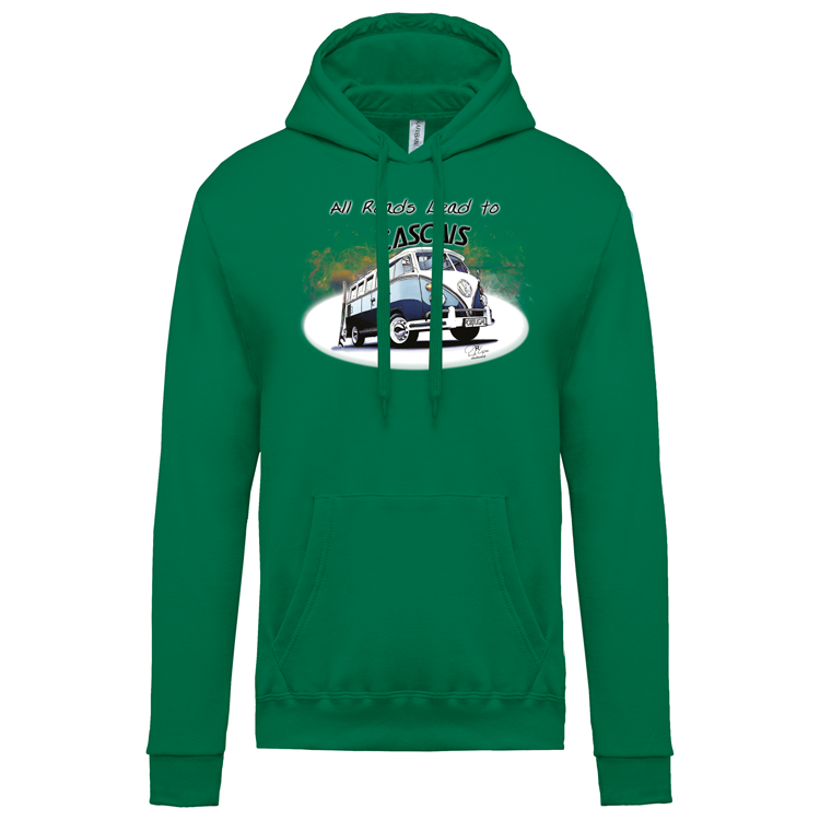 Sweatshirt Kariban com Capuz All Roads Lead to Cascais