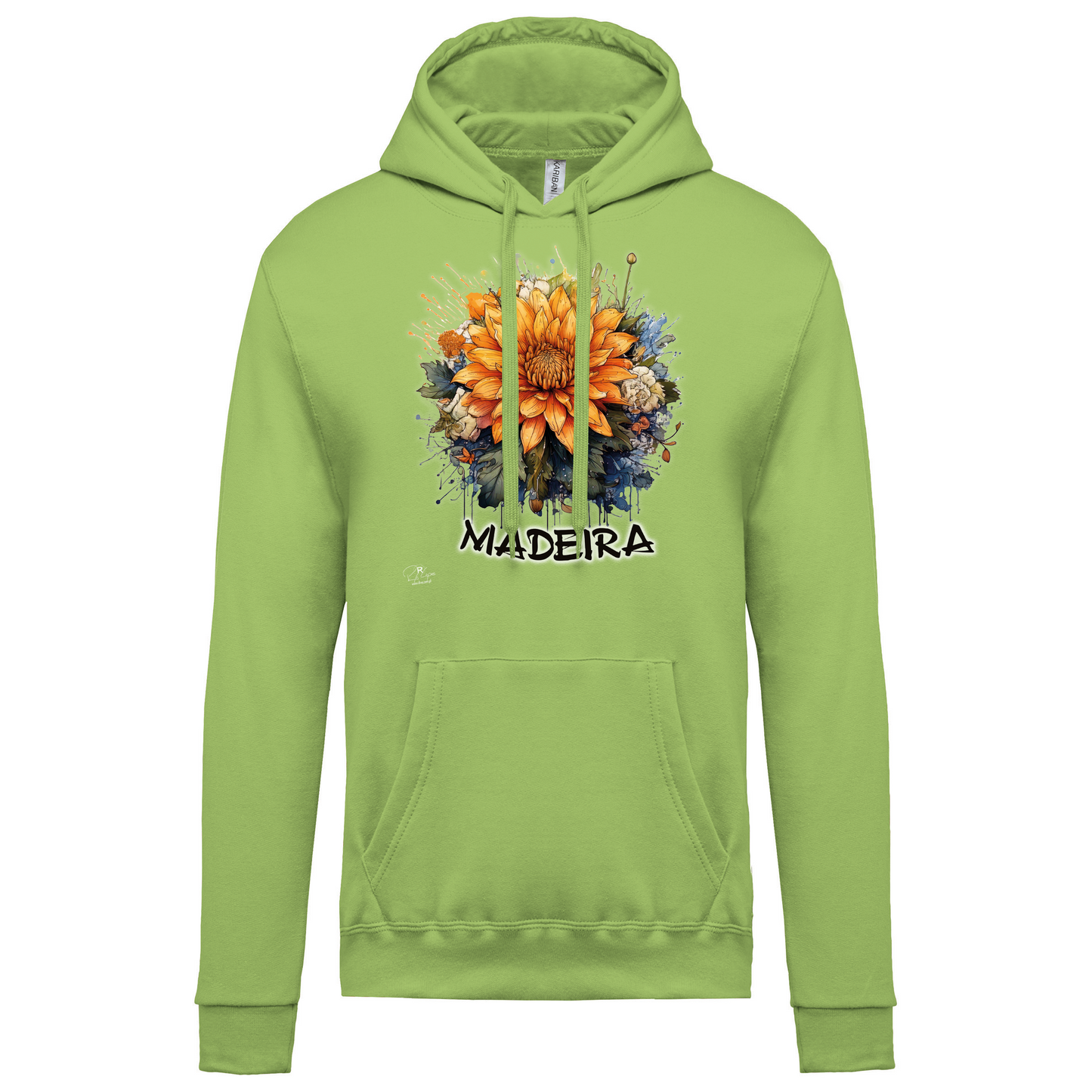 Sweatshirt Kariban com Capuz Arranjo Floral 1
