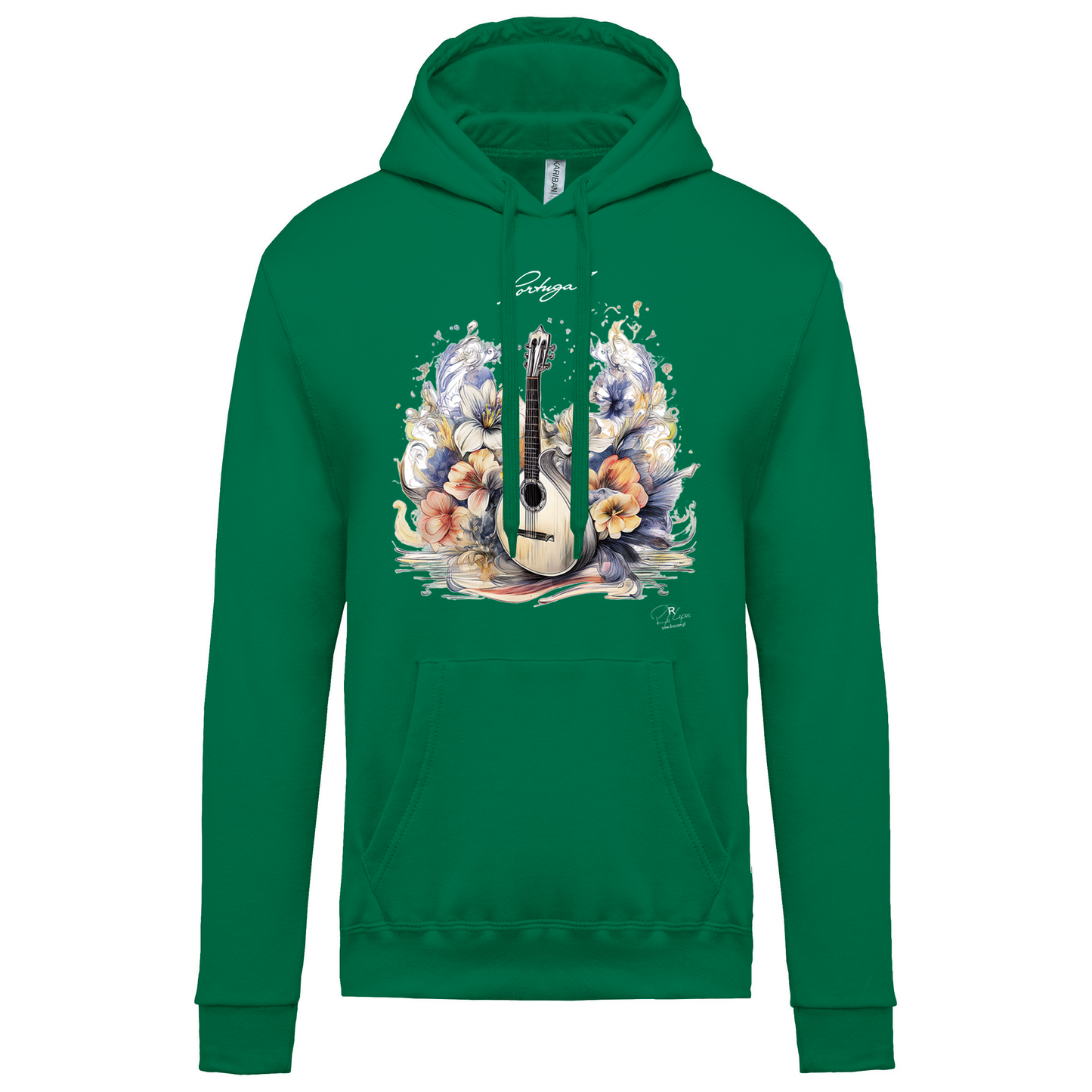 Sweatshirt Kariban com Capuz Guitarra Portuguesa